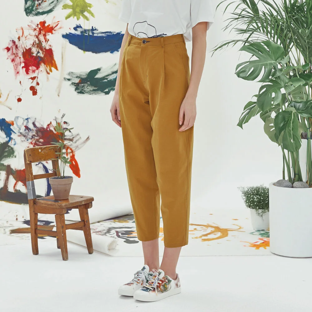 10's Oxford baggy pants