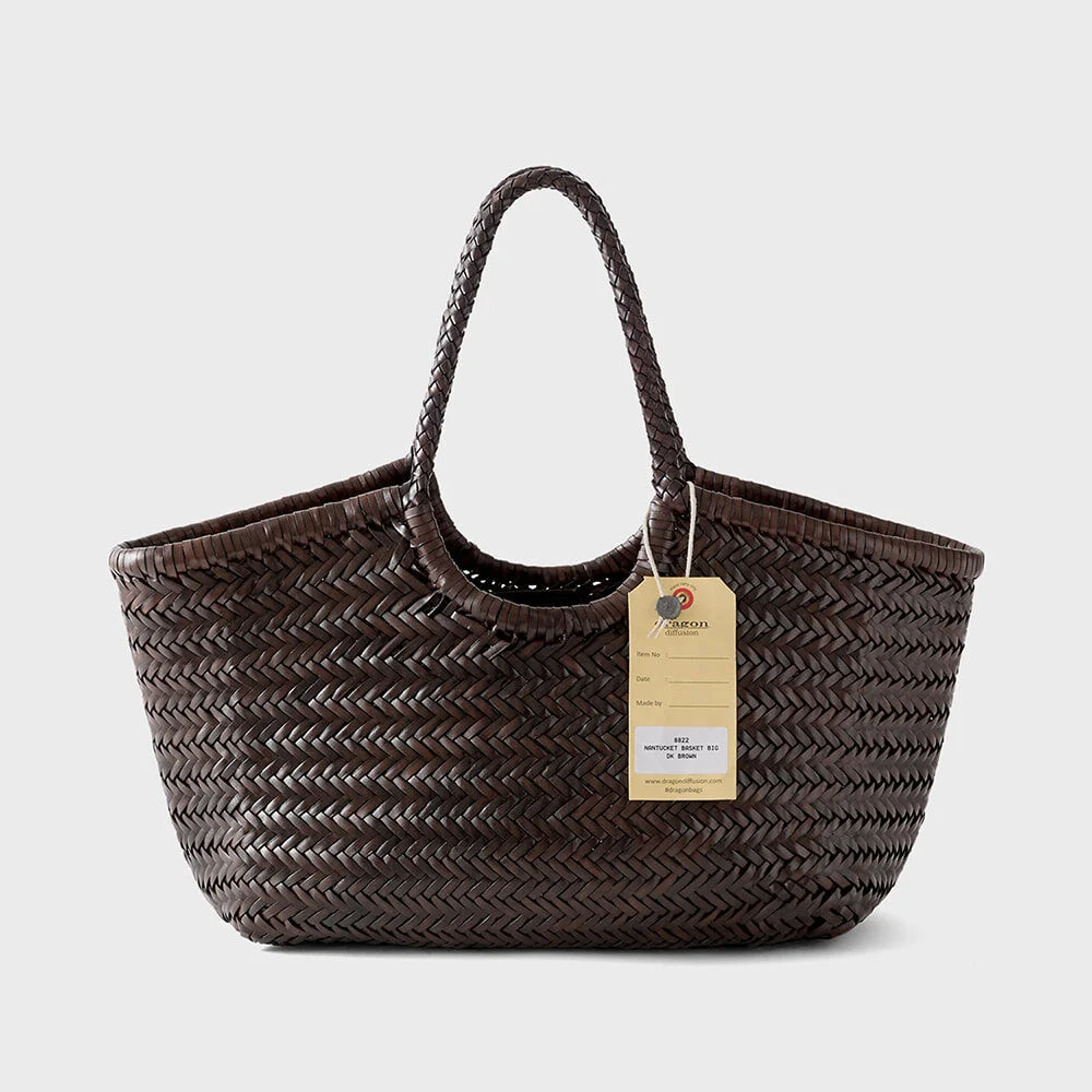 Nantucket 單肩袋 大 8822 Dark Brown Dragon Bag