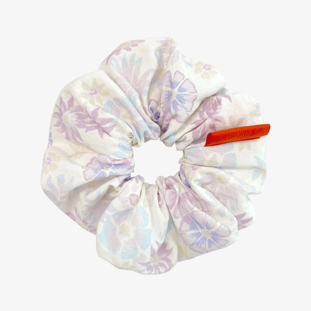 Mimi scrunchie, COTTON LILAC