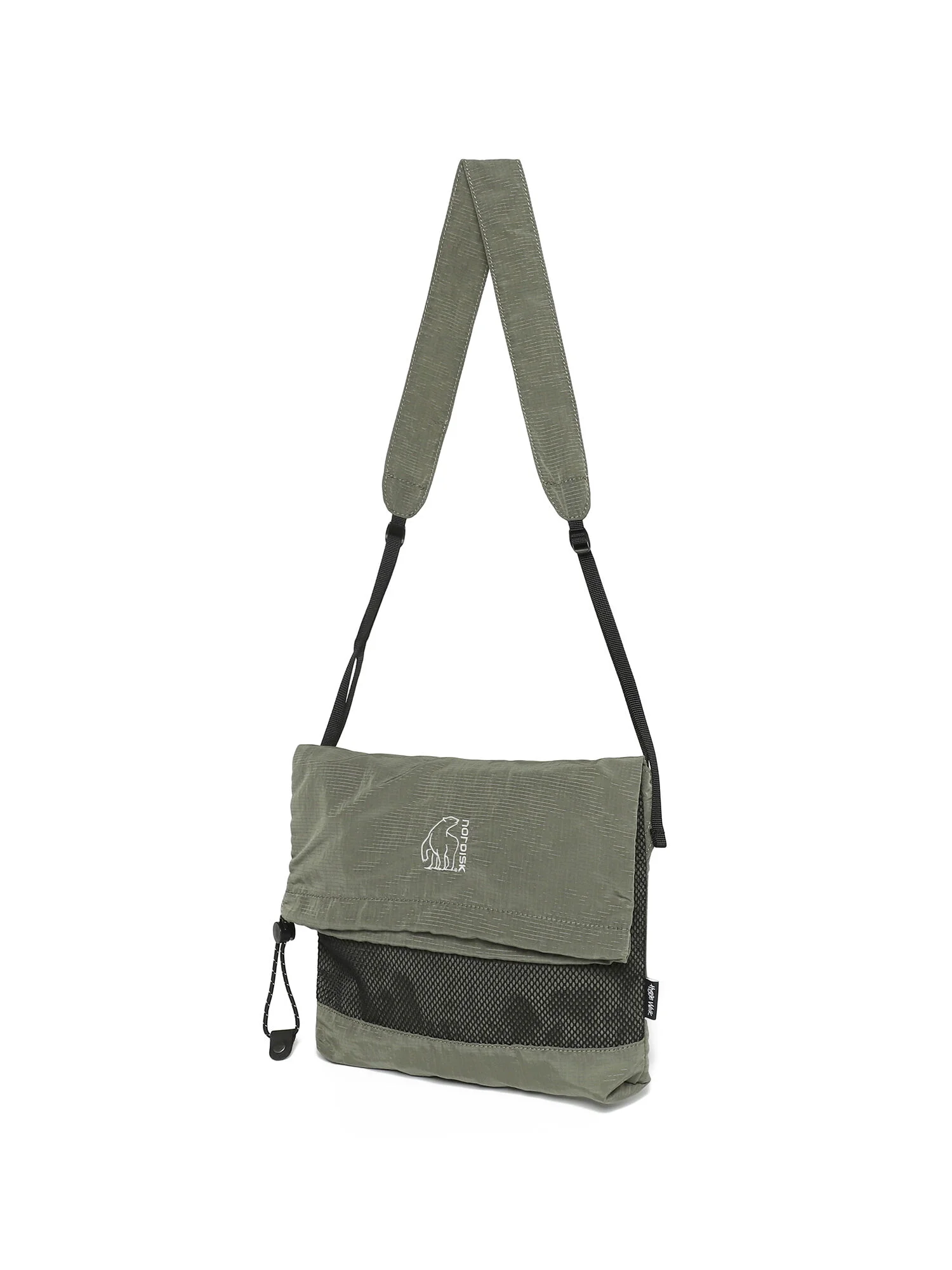 網布 斜揹袋_OLIVE KHAKI_OUM25B58HW