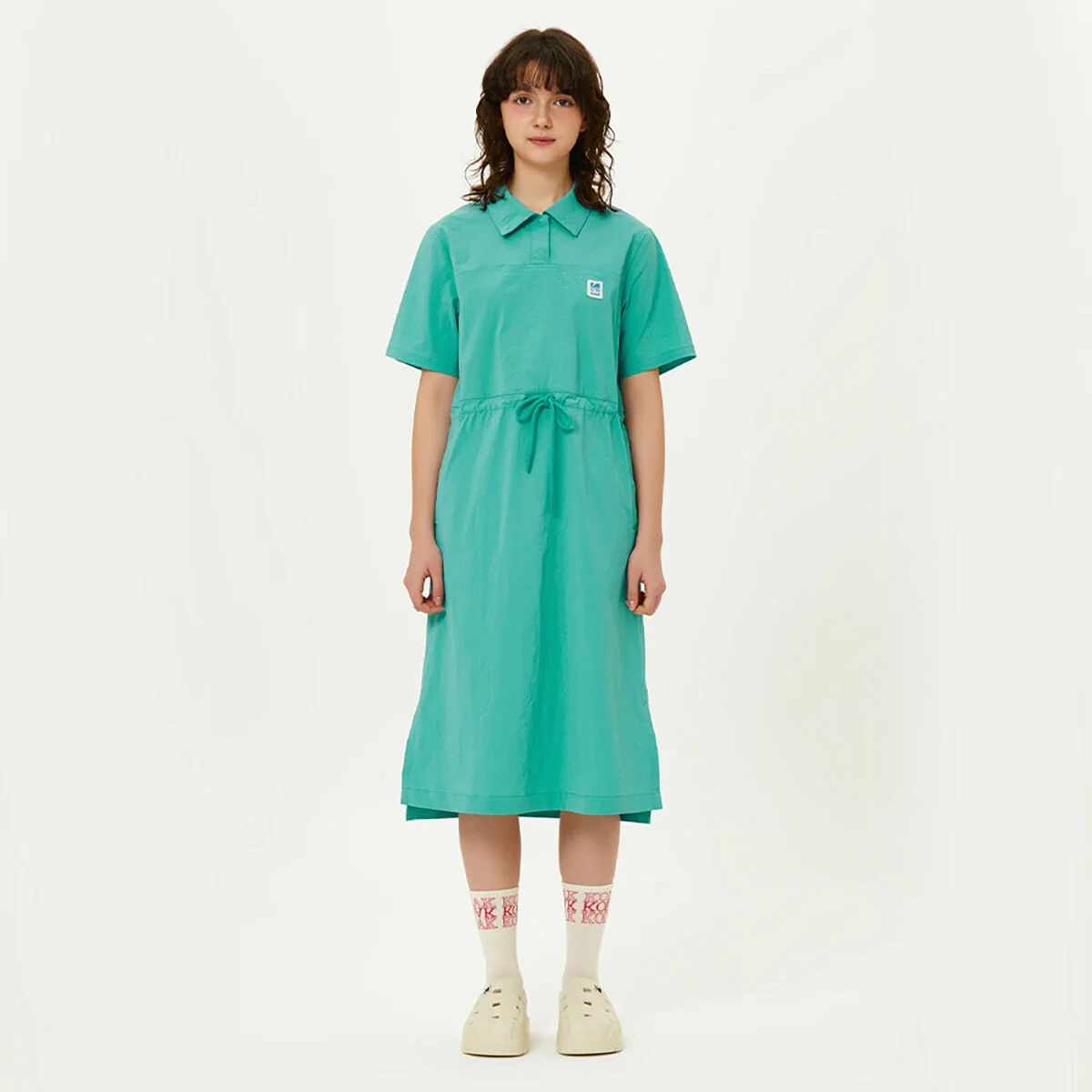 微風 衣領 連衣裙 MINT GREEN