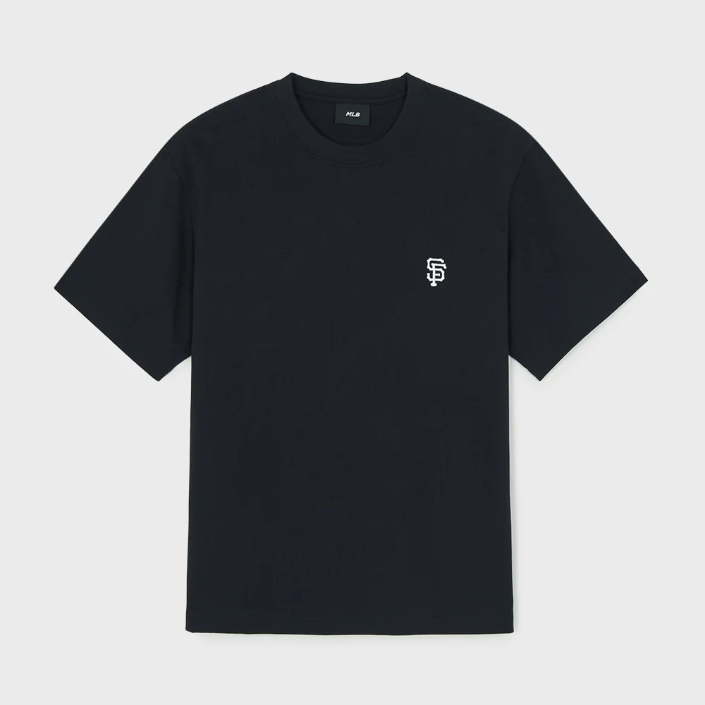 基本款 厚磅 寬鬆版型 短袖 T恤 SF (Black)