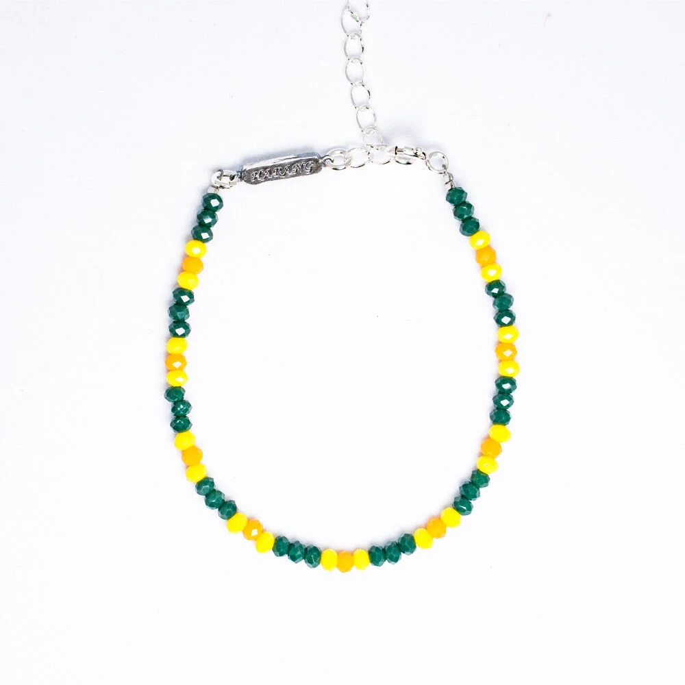 HR 298B_Color Beads Bracelet (Silver 925)