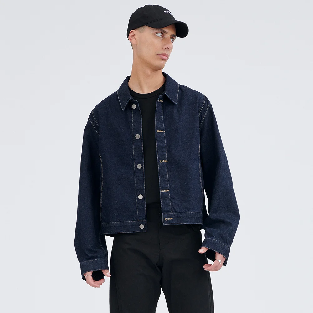 (M) YUPIK DENIM JACKET (INDIGO)