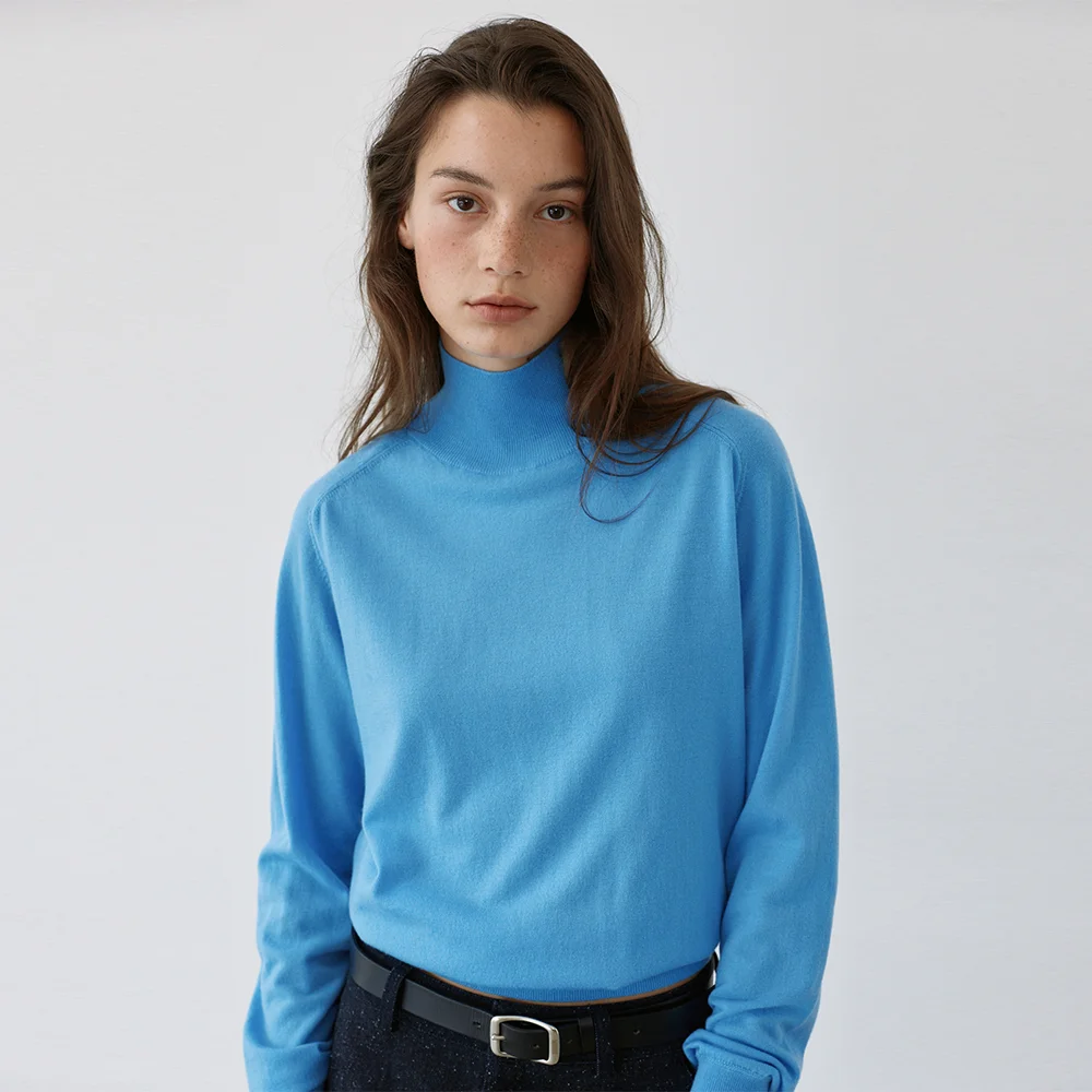Signature Turtle Pullover (Vivid Blue)