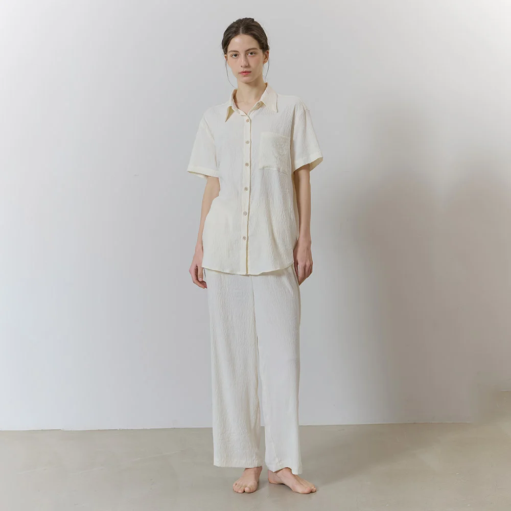 FIRST PAJAMA SET_ecru (woman)