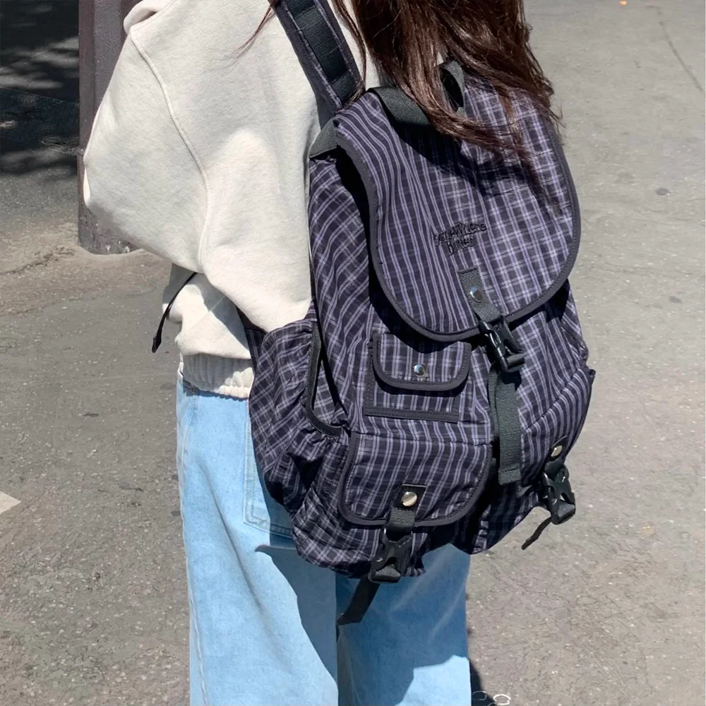 Check PP Backpack - Charcoal