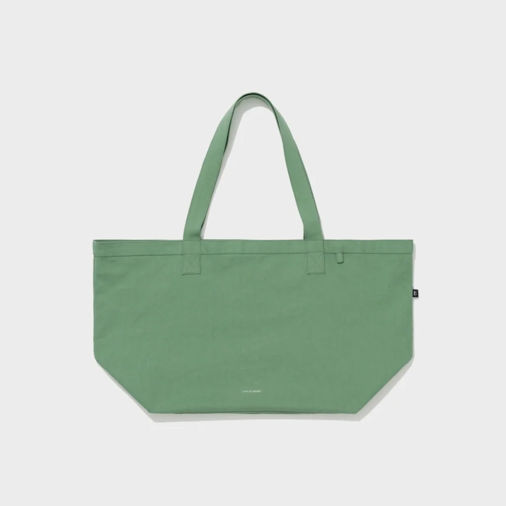 Lc LOGO COTTON BAG_VINTAGE GREEN