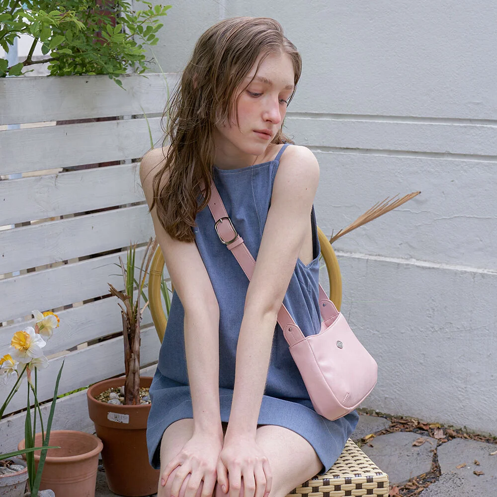 fle two-way bag - baby pink