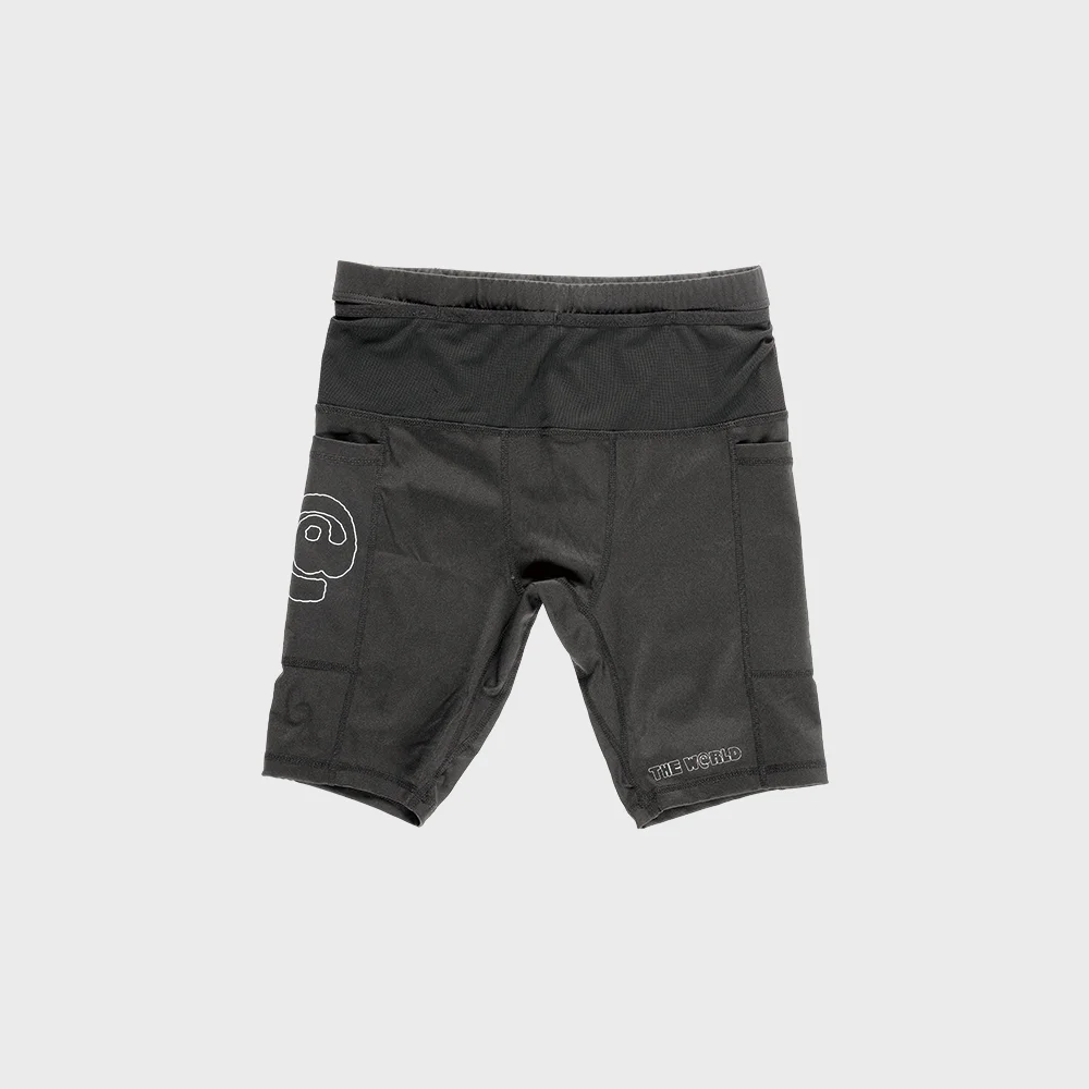 AT SYMBOL HALF TIGHTS BLACK