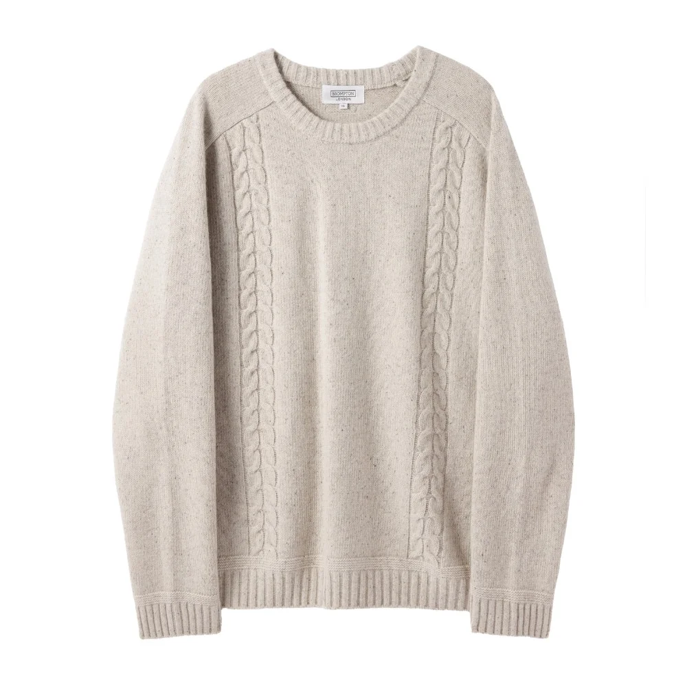 CABLE SWEATER - OATMEAL (P244UKT401)