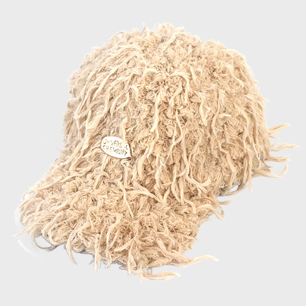 Horror Beige Fur Ballcap 毛球帽