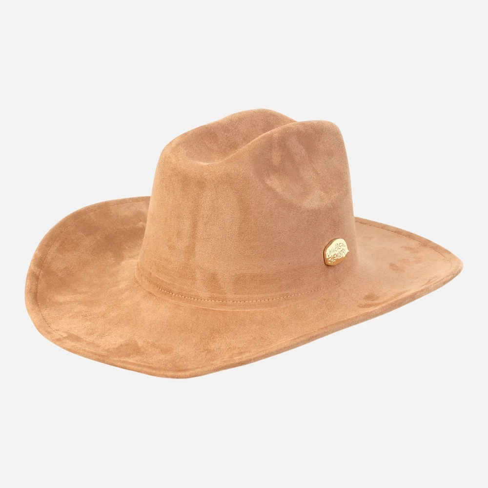 Wire Cowboy Suede Beige Long Fedora 牛仔 軟呢帽