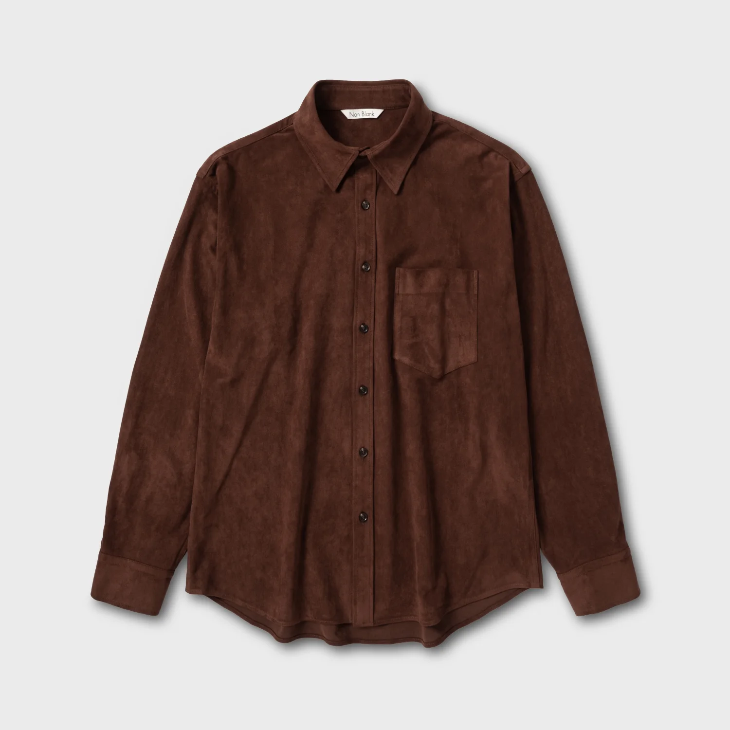 麂皮 襯衫_BROWN
