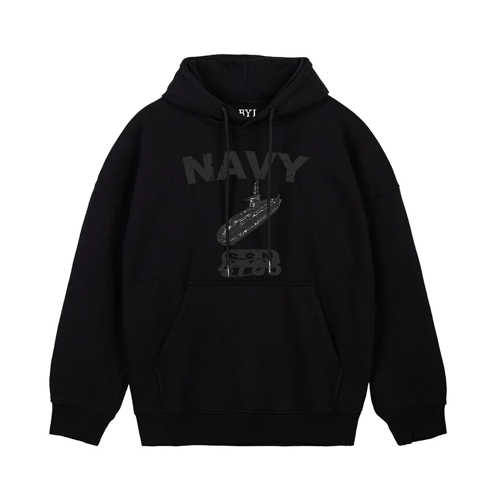 Submarine 連帽衫 黑色