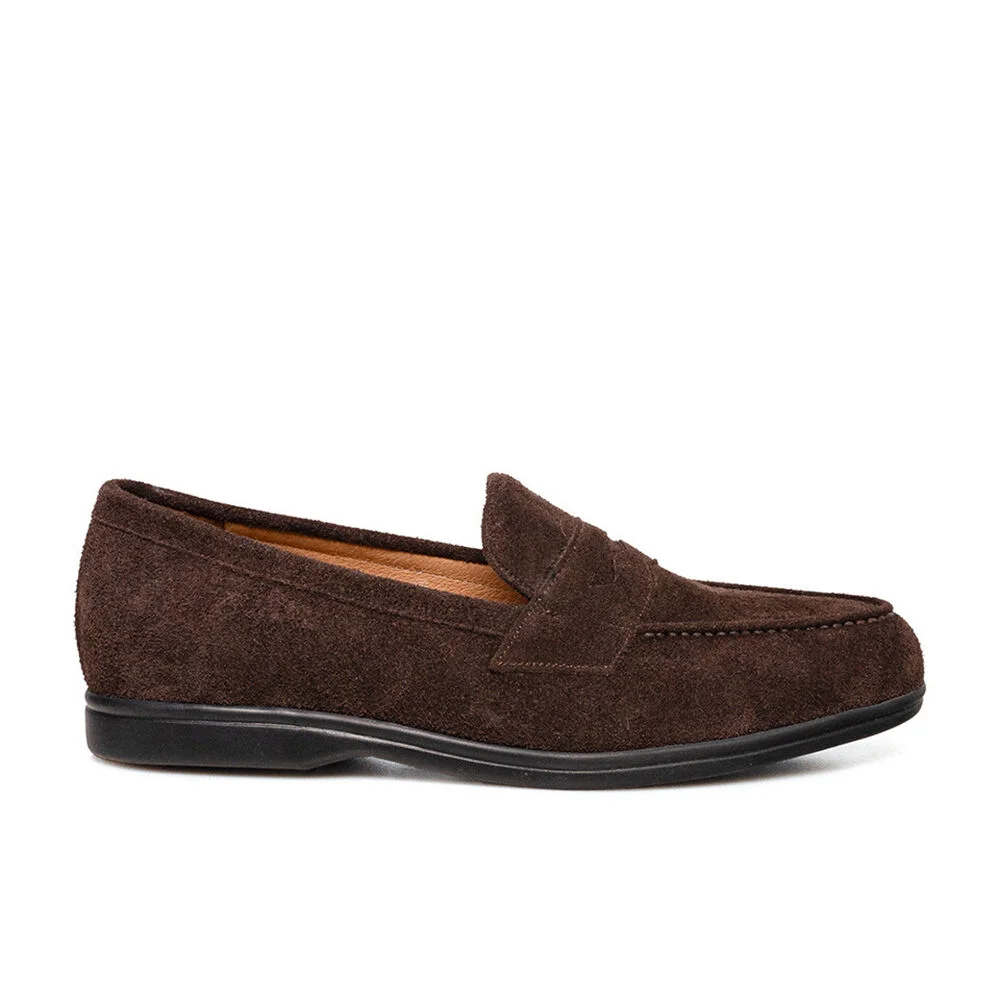 ALC4405B Shimmer Penny 樂福鞋_d.brown suede