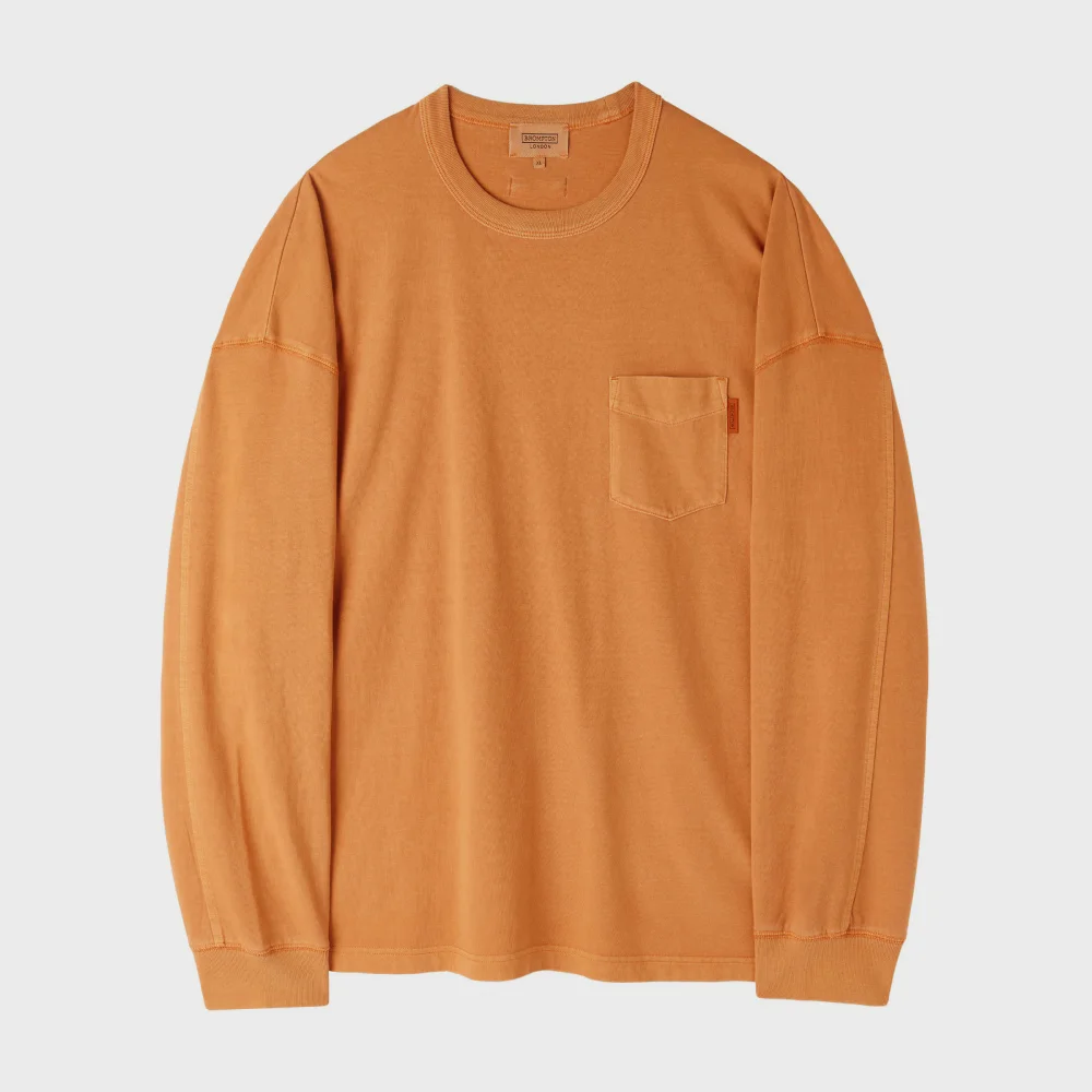 PIGMENT LONG SLEEVE T-SHIRT - ORANGE (P253UTS403)
