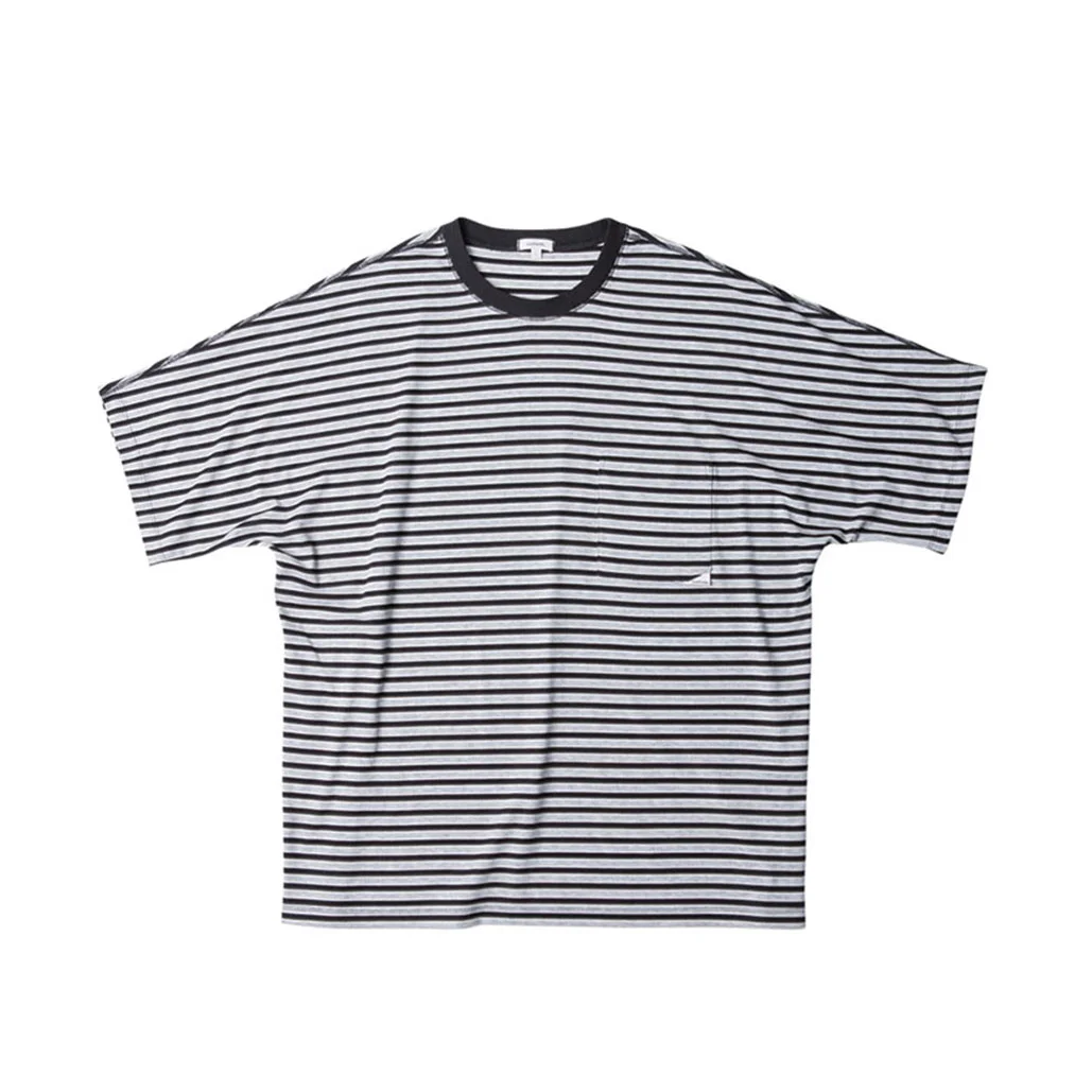 FLOW SS TEE BLACK STRIPE