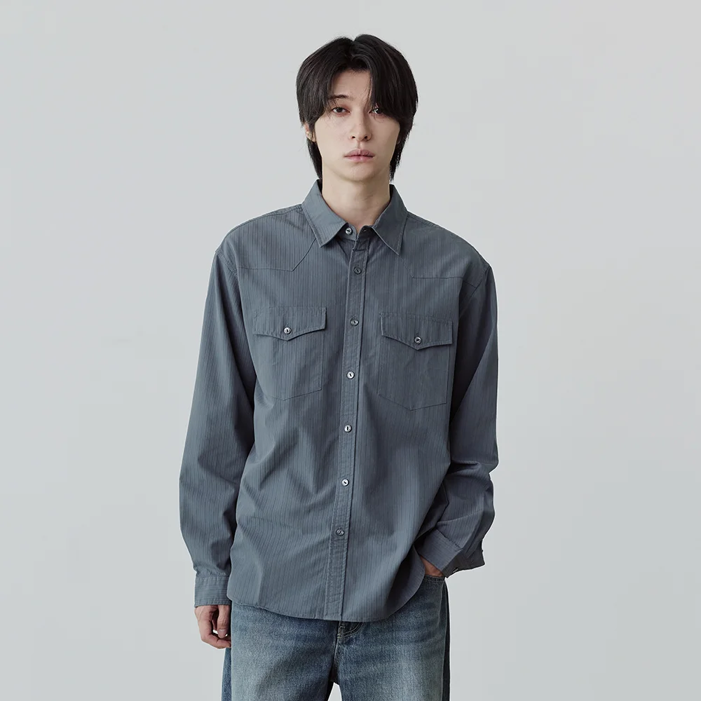 STRIPE WESTERN SHIRTS