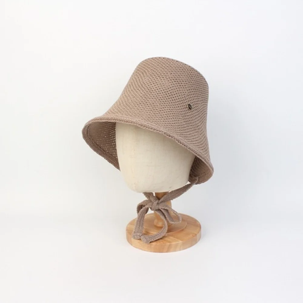 Summer Logo Brown Bonnet Hat 夏季Bonnet Hat