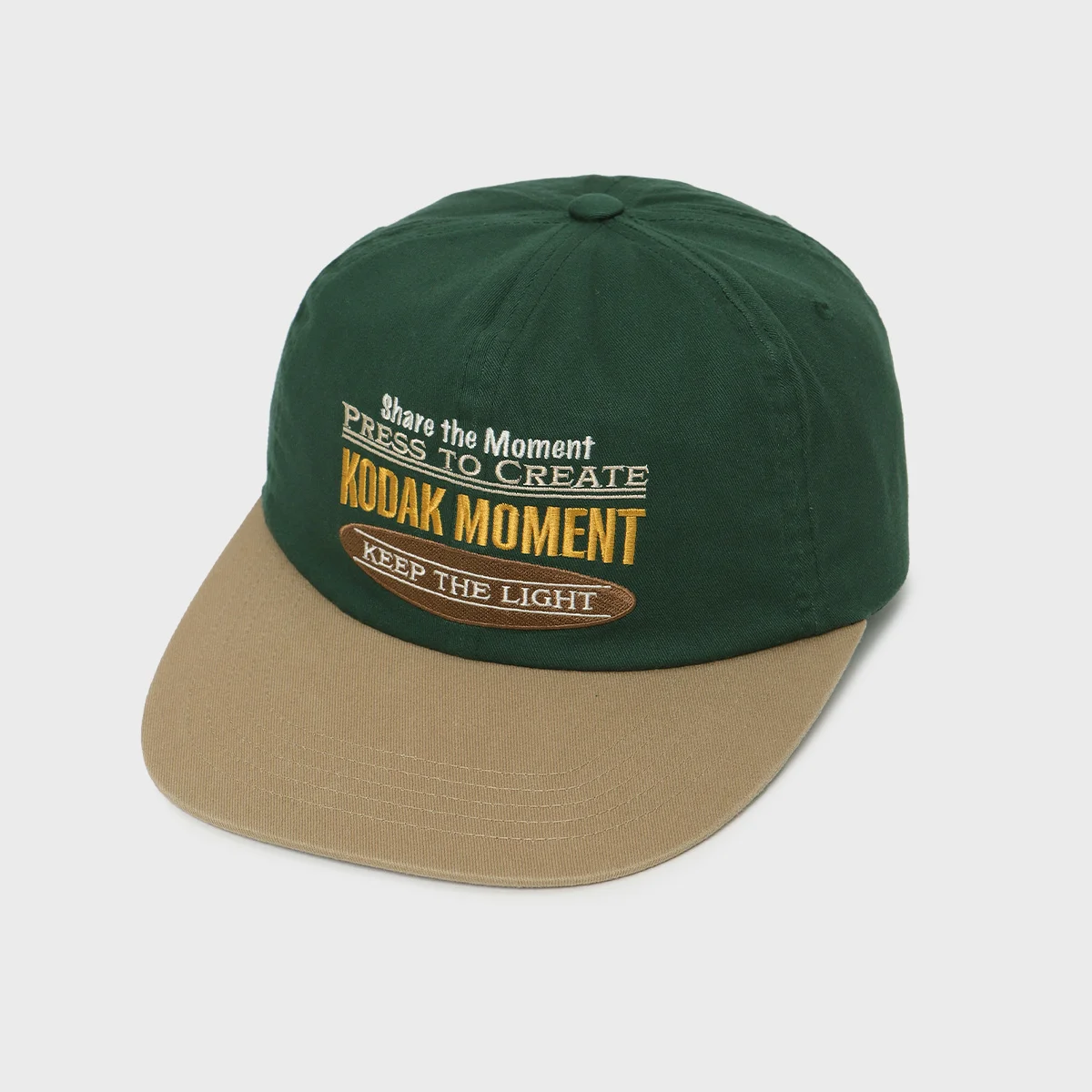 Moment 拼接 棒球帽 GREEN