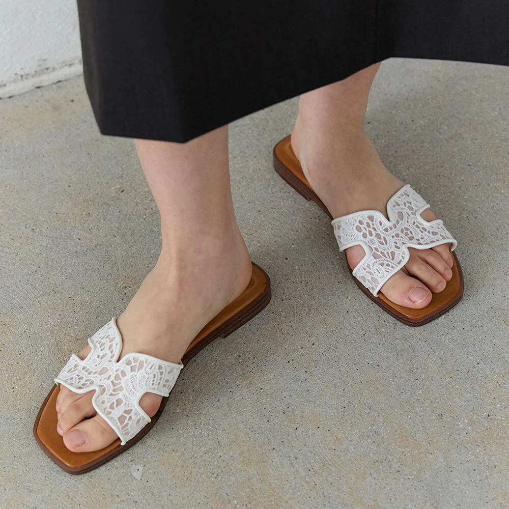 Aldo It Sandal 平底鞋 涼鞋 - 白色/Bon ADE1D014FZ121