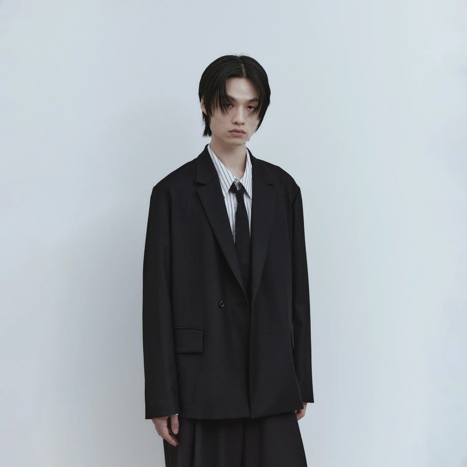 Double Breasted Jacket - Black