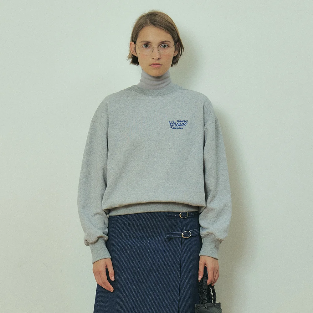 DYLIAN SWEAT SHIRT (MELANGE GREY)