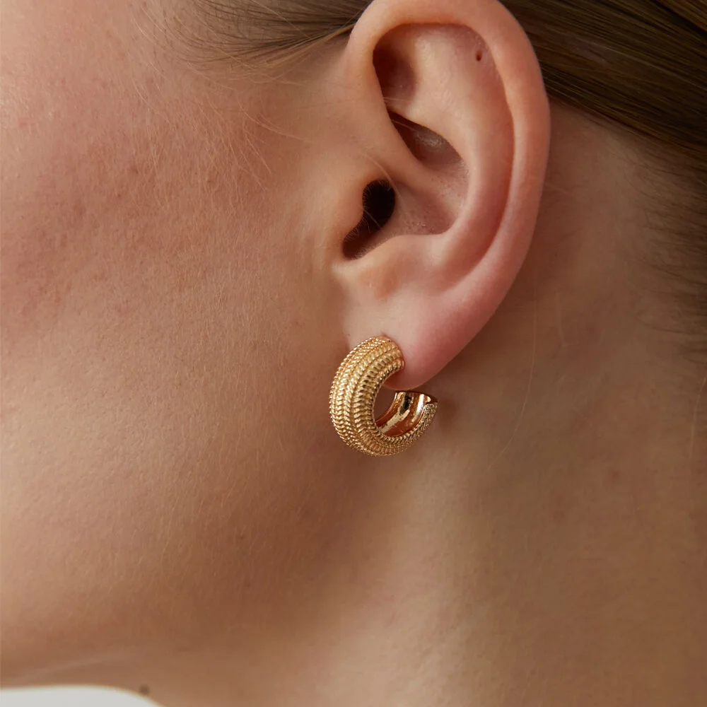 Antique hoop earrings