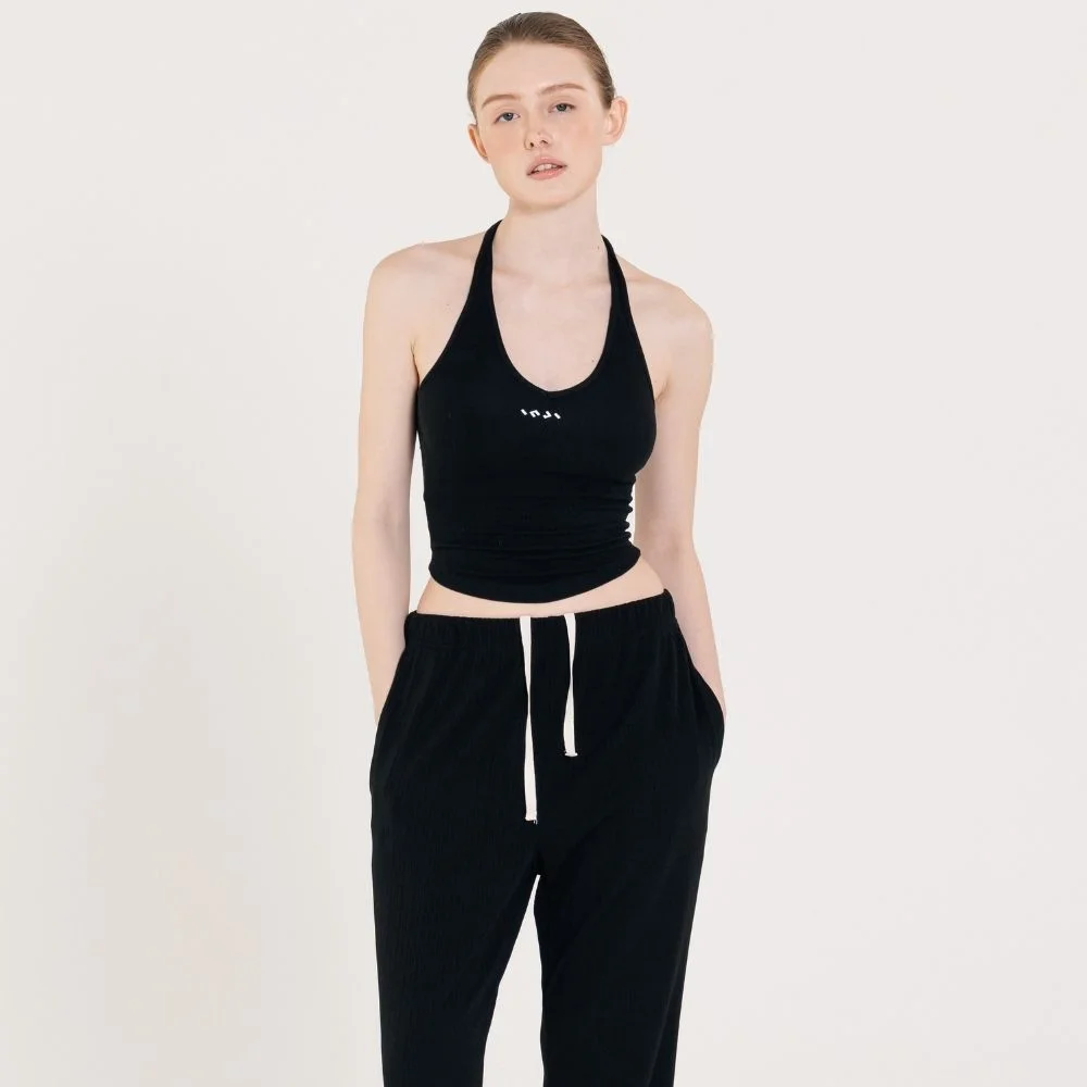 Soft Halterneck sleeveless 黑色