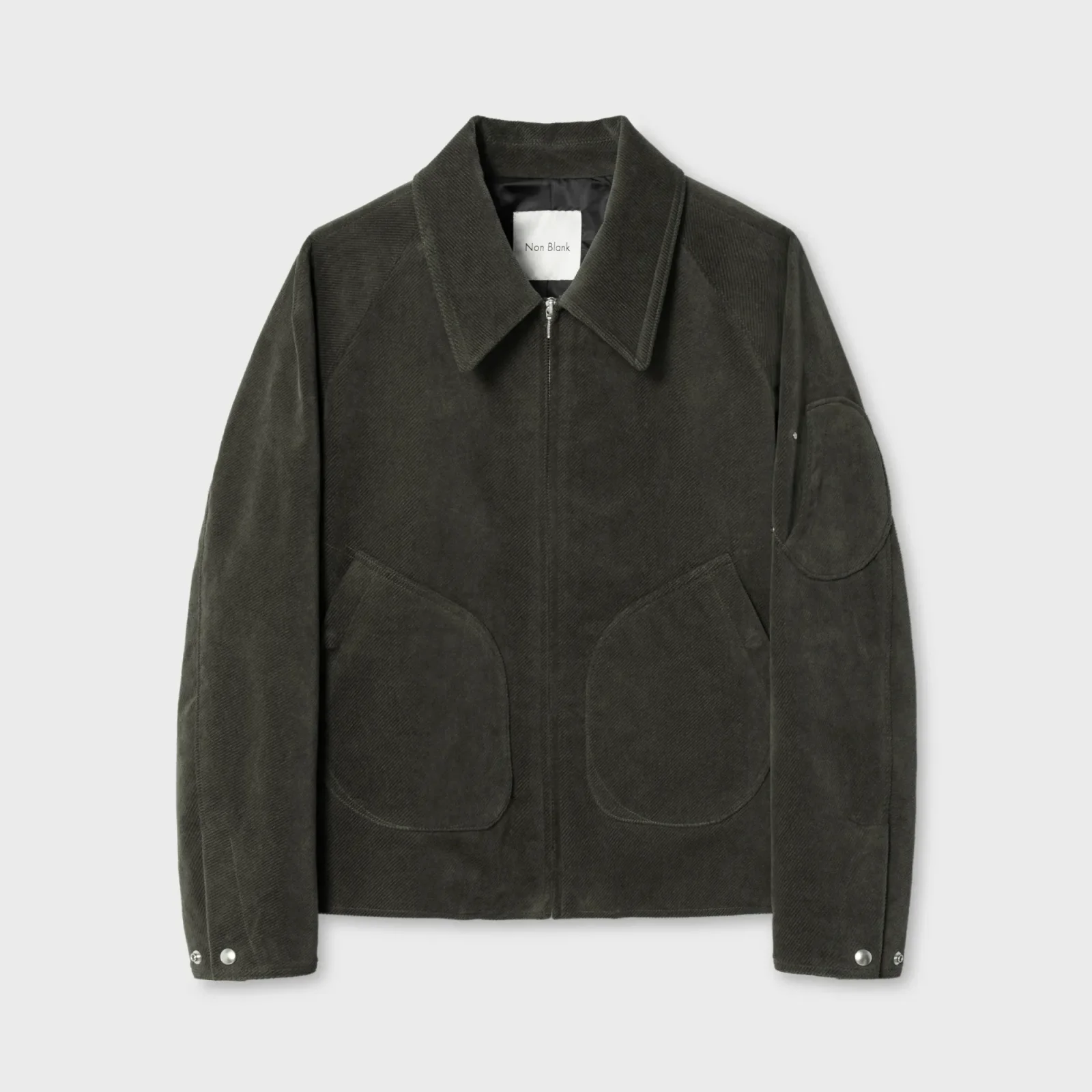 縫線 短身外套_KHAKI