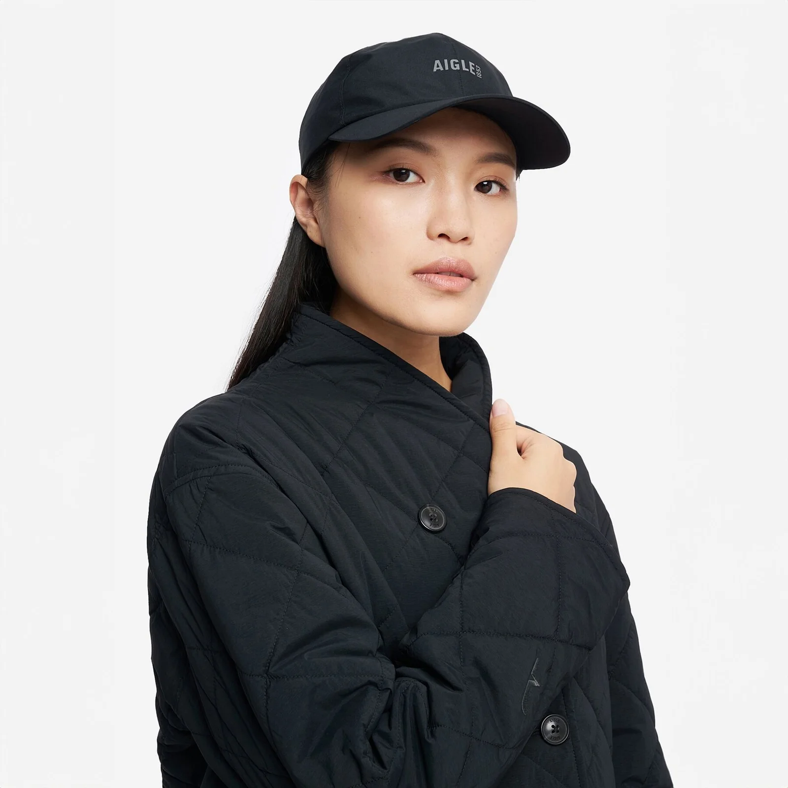 女裝 暖感 防水 鑽石 絎縫 短 Peacoat AAW25WOUI013NOI