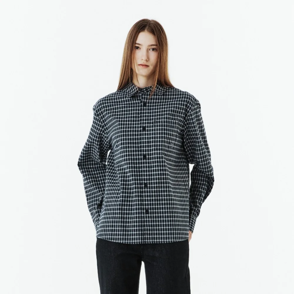 CHECK SHIRT - BLACK (P263USH401)