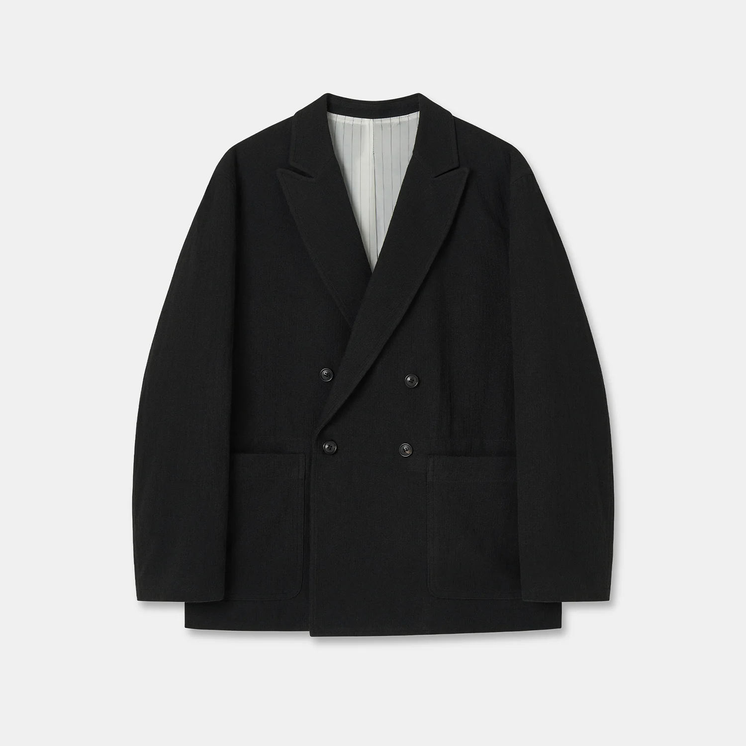 DOUBLE NEP DOUBLE JACKET BLACK