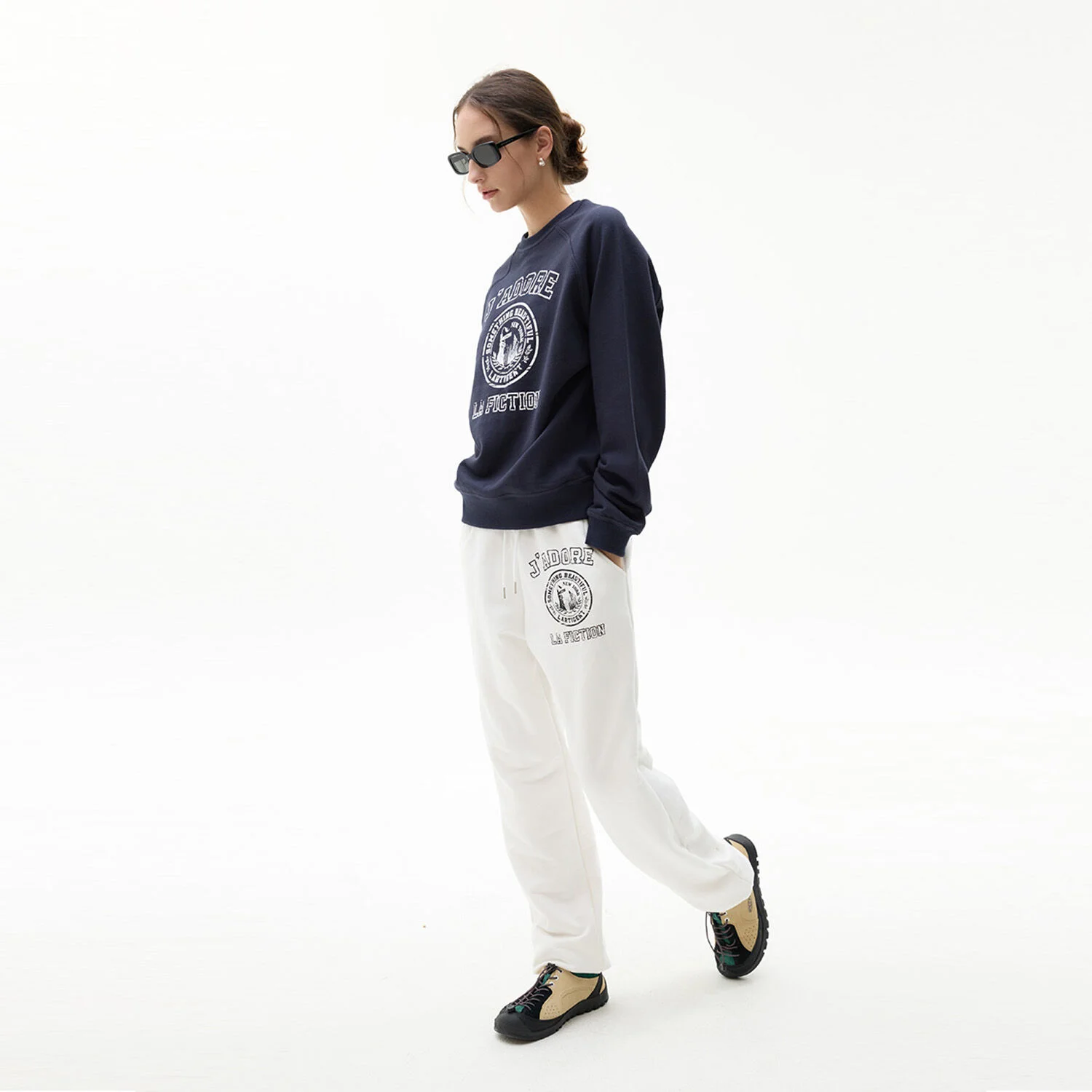LK NEWYORK JOGGER PANTS(WHITE)