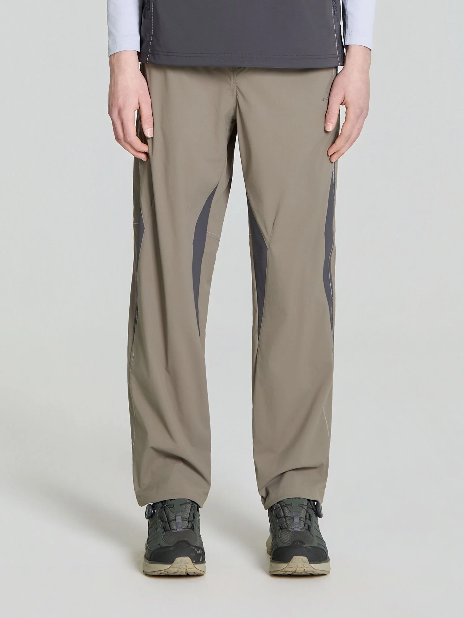 HERITAGE (經典傳承) 男裝 動感X 束繩 褲子_Khaki_DMM26331K7