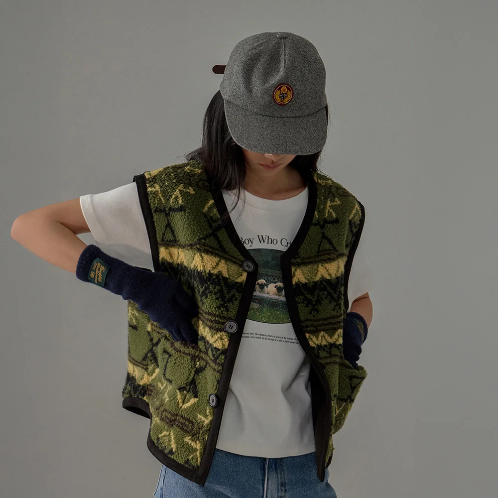 Reversible mustang vest (black)