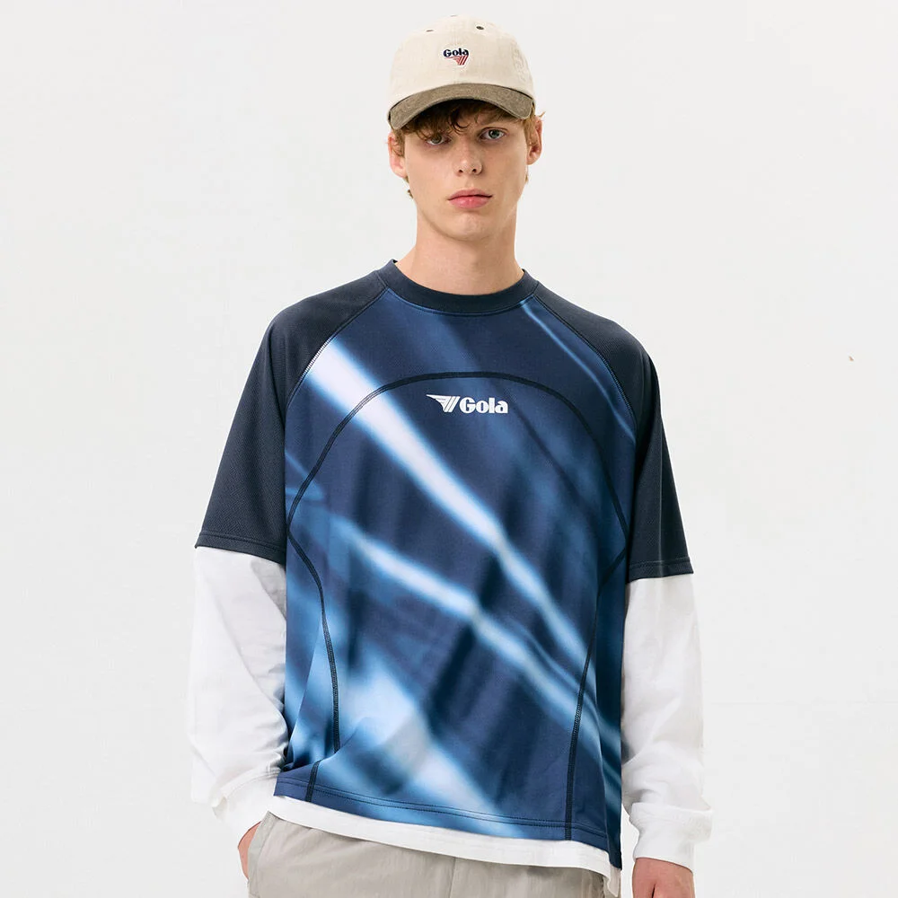 FLUID LAYERED JERSEY TOP