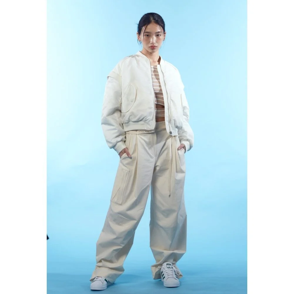 衣袖 Detachable 雙面穿 MA-1 - CREAM