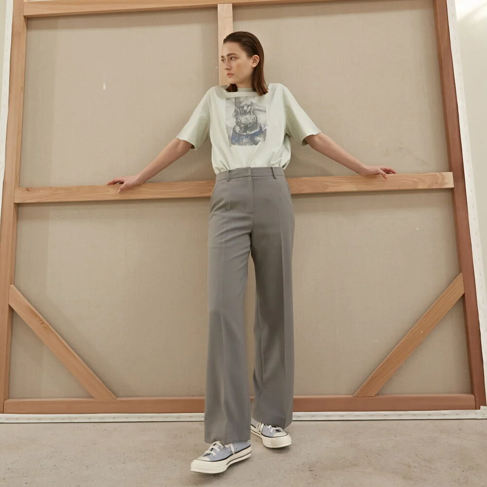 Pants Gentle Straight Khaky