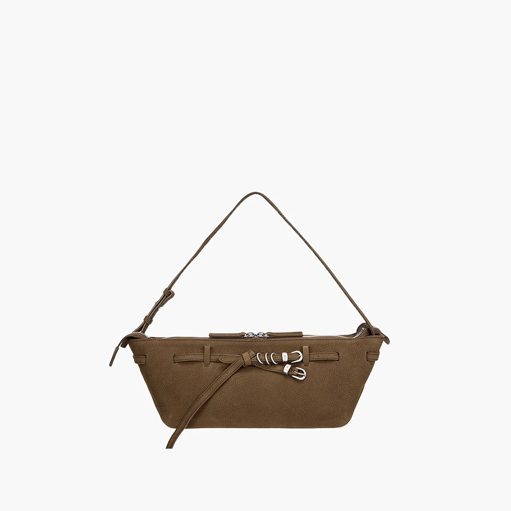 GRANDMA USED SLING BAG_chestnut nubuck