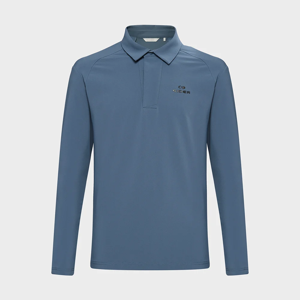 WEATHER FLEX (Weather Flex) 男裝 混合 Polo T恤_SMOKEY BLUE_DMU25225SQ