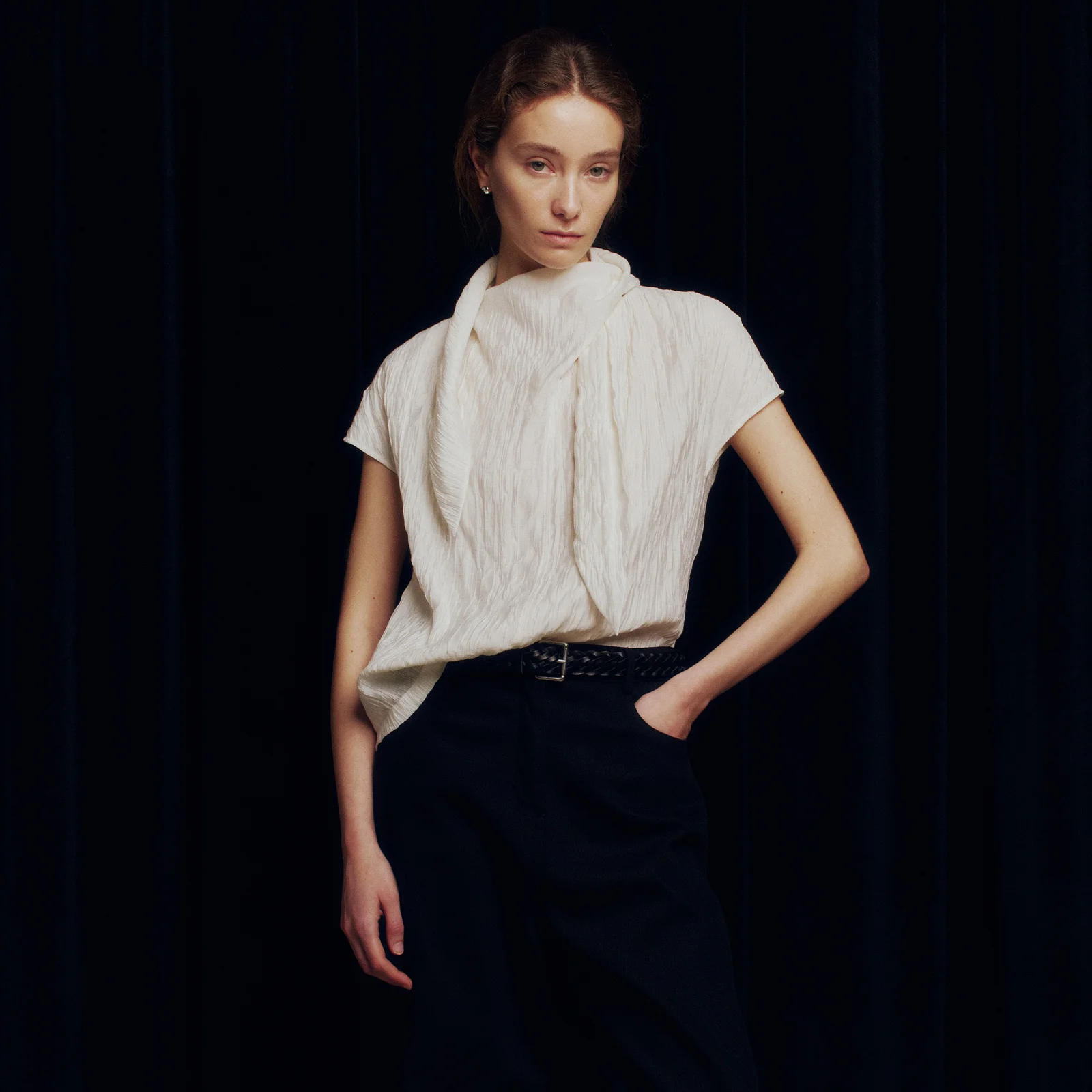 Scarf Top Dove