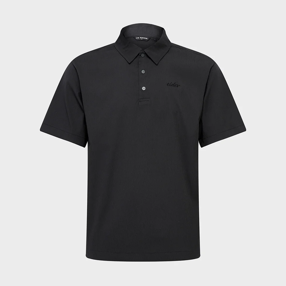 COOLEATS AIR (COOLEATS 透氣) 男裝 短袖 Polo T恤_Charcoal_DMM26249C8