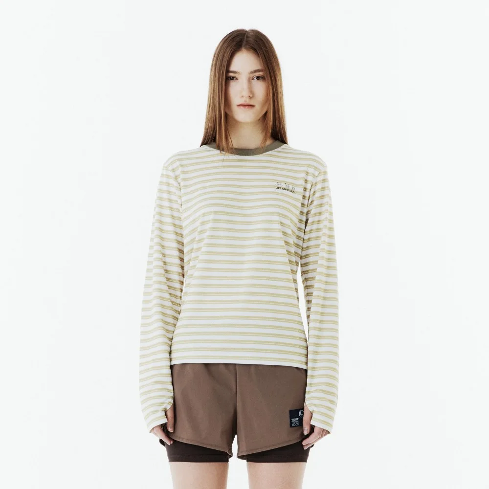 W MESH GRAPHIC T-SHIRT - LIME (P263WTS105)