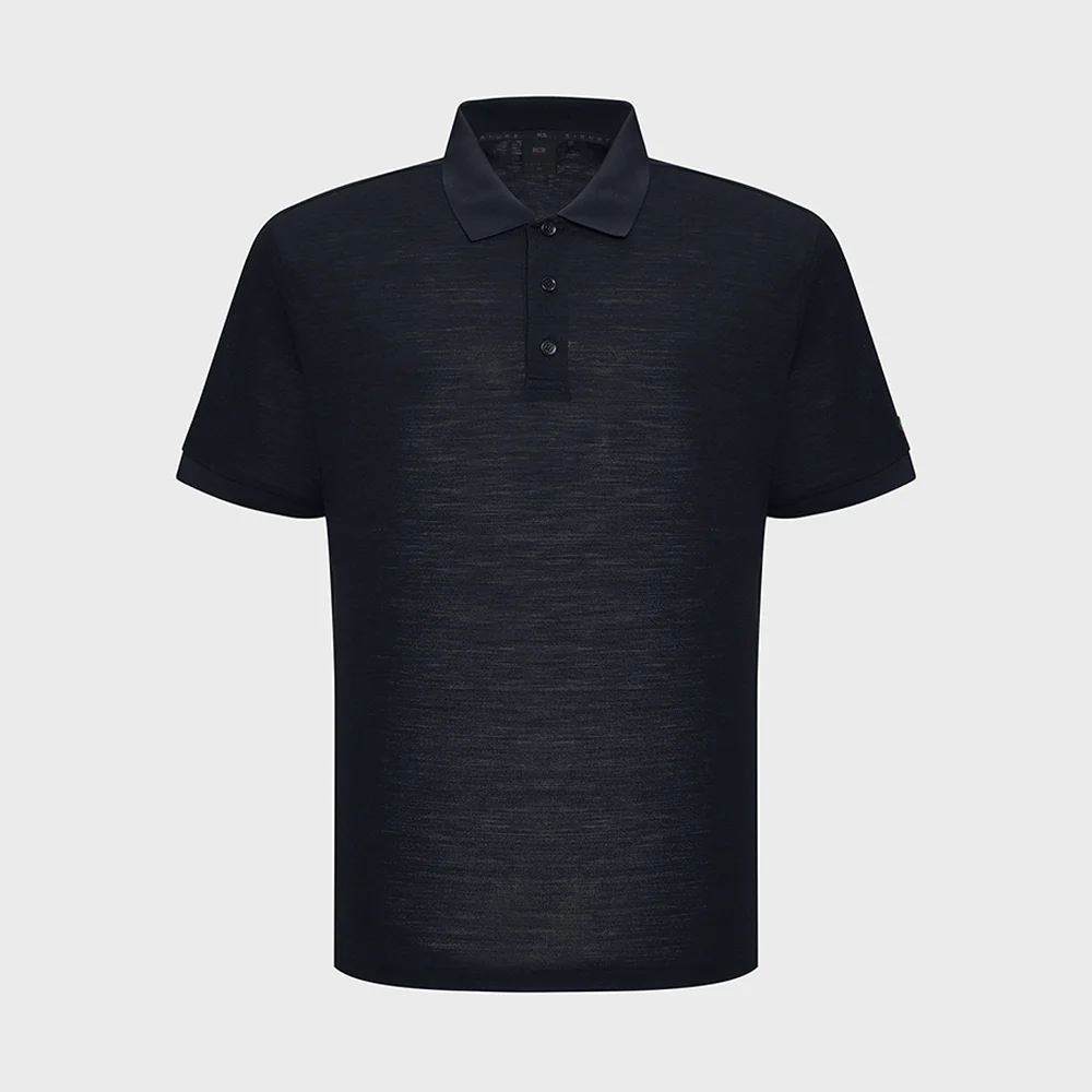 標誌款 冰感觸 COOLMAX Polo_Dark Navy_KMM25269N9