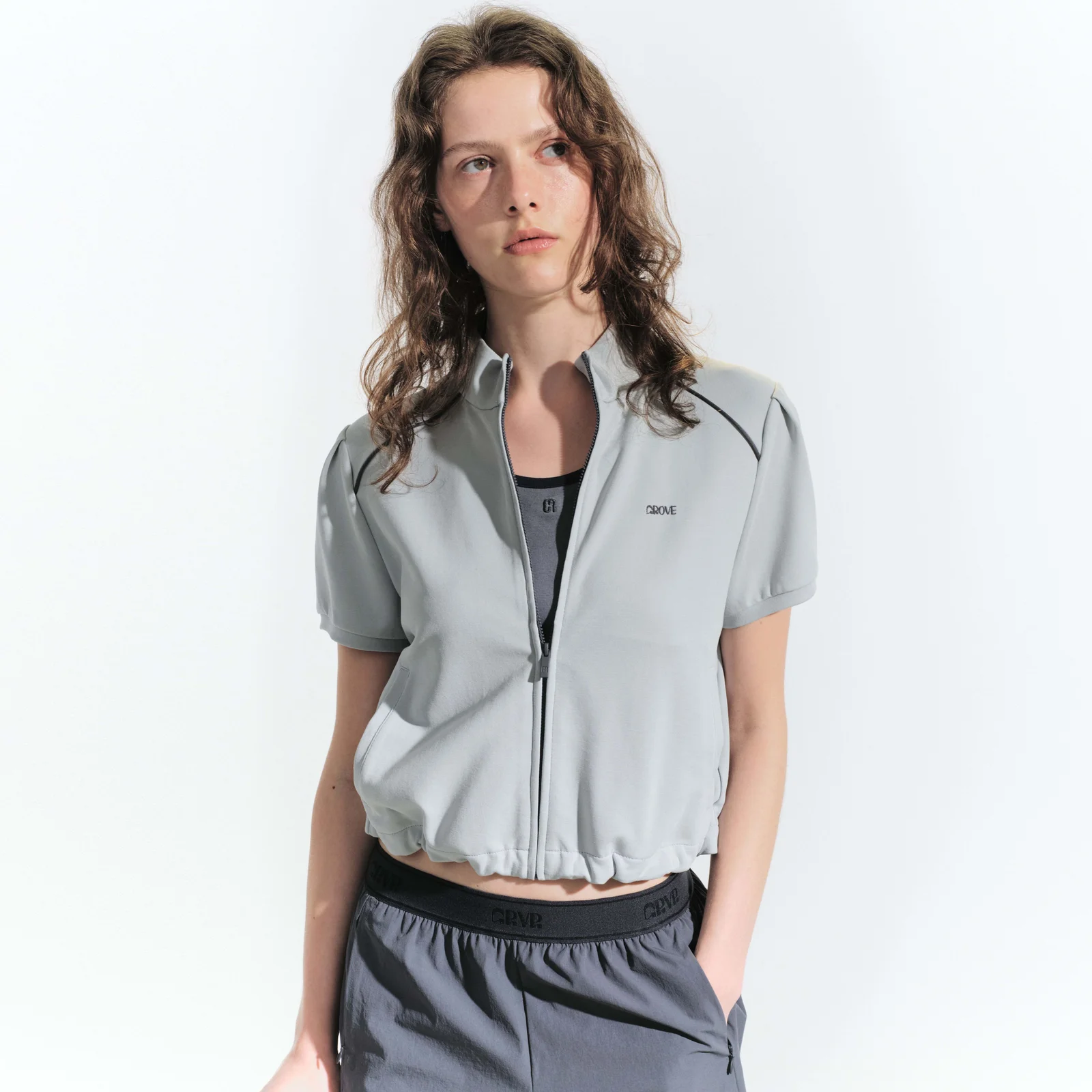 MIST ZIP-UP JUMPER (GREY)
