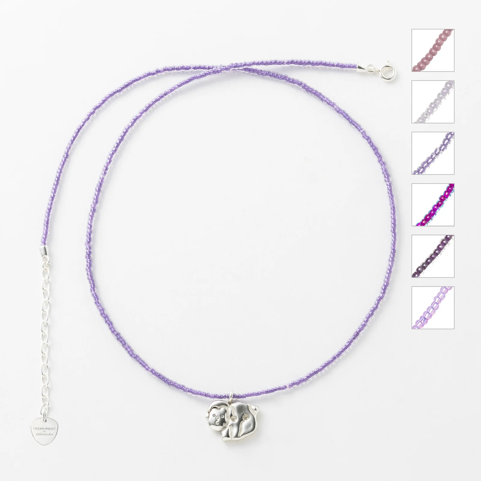 12TTI Cookie Necklace - Purple_54 Colors