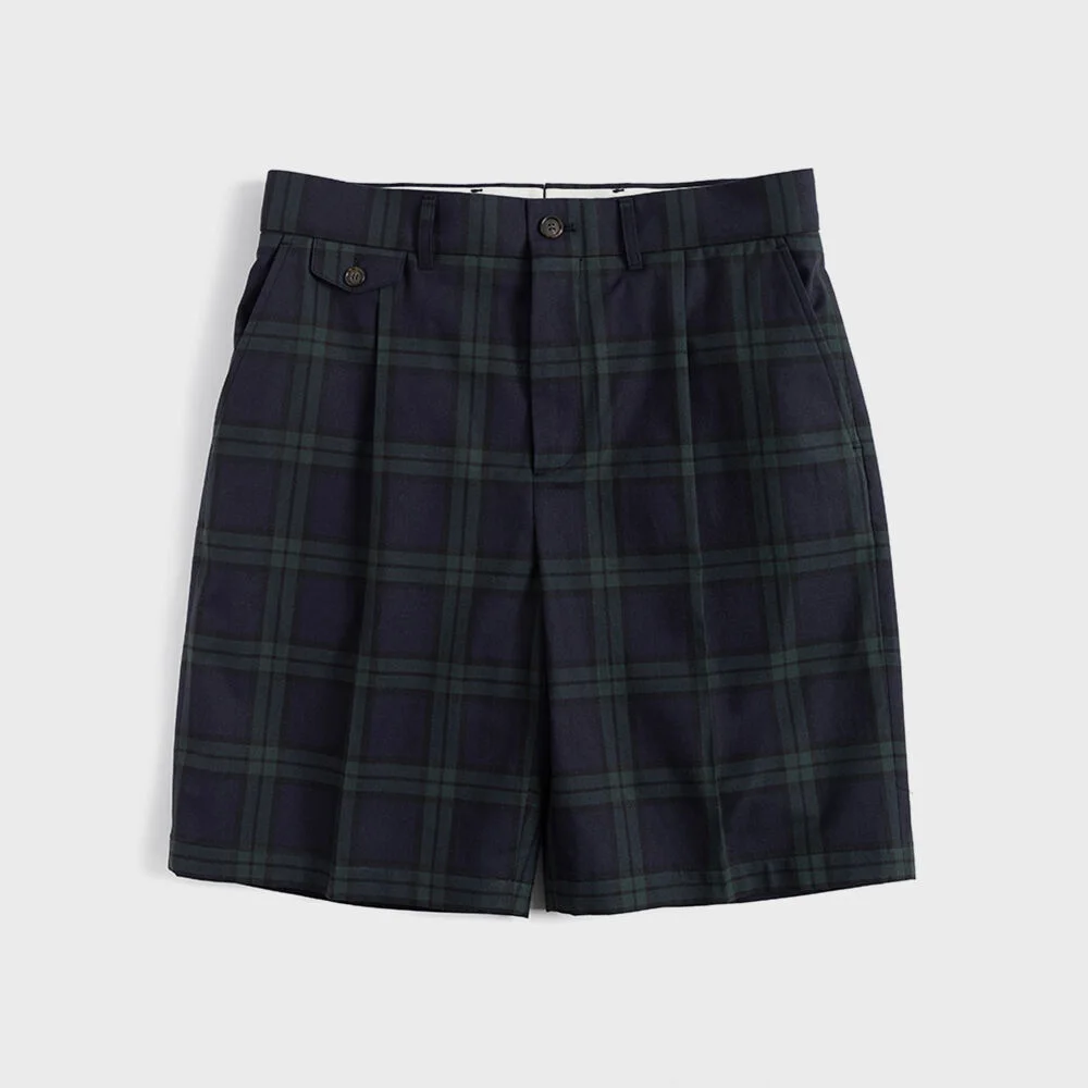 09 BUCKLE-BACK BERMUDA SHORTS (black watch)