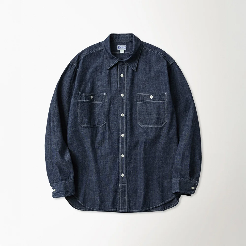 Blue Chambray Work Shirt KR Ver. Dark Indigo